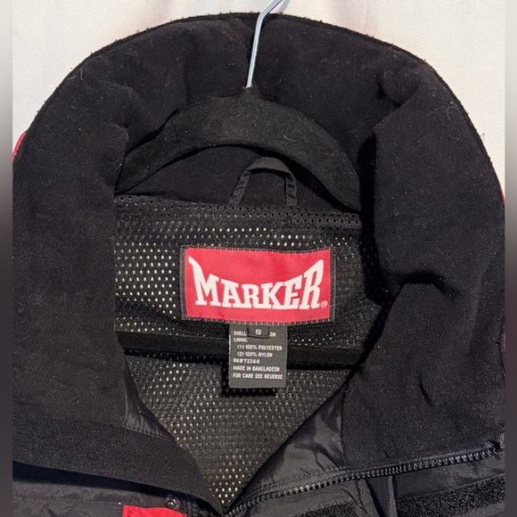 MARKER SKI Jacket 2002 Winter Olympics Salt Lake City Black Full Zip Snow Mens S - Picture 3 of 12